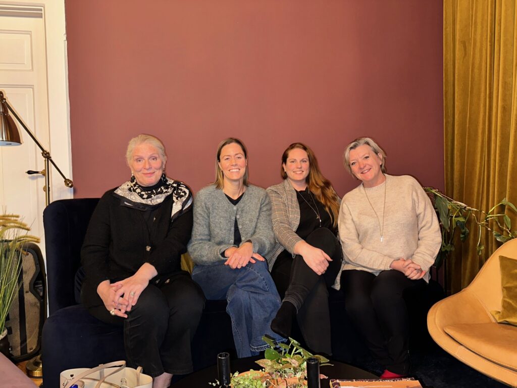 Fra venstre: Kirsti Karlsson, Ingvild Ryggen Carstens, Pia Himberg og Wenche Huser Sund.