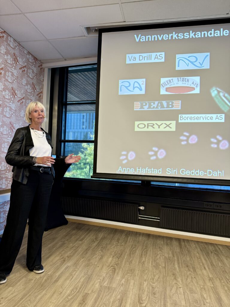 Anne Hafstad
Anne Hafstad er journalist i Nettavisen og tidligere redaktør i Sykepleien. Som Aftenposten-journalist var hun med på å avsløre korrupsjonsskandalen i Nedre Romerike Vannverk – et arbeid som ble belønnet med SKUP-prisen, norsk journalistikks høyeste utmerkelse.